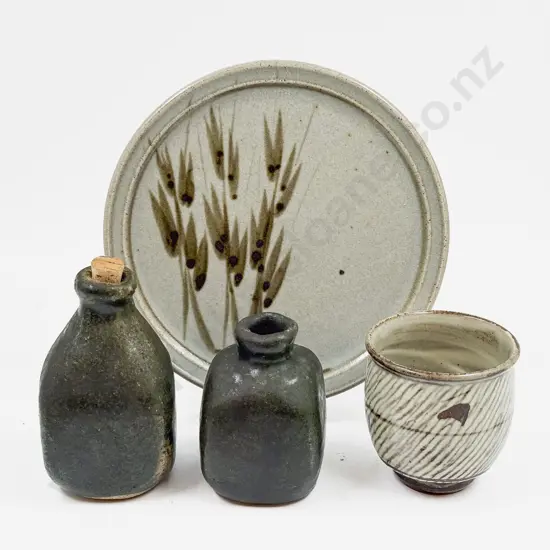 Four Pieces of Assorted Pottery