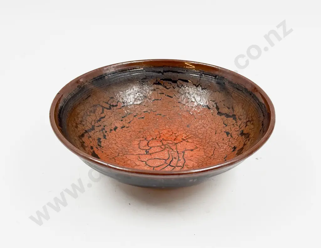 Glazed Pottery Pedestal Bowl Image 1++