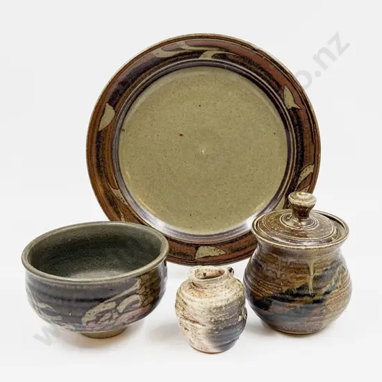 Four Pieces of Assorted Pottery