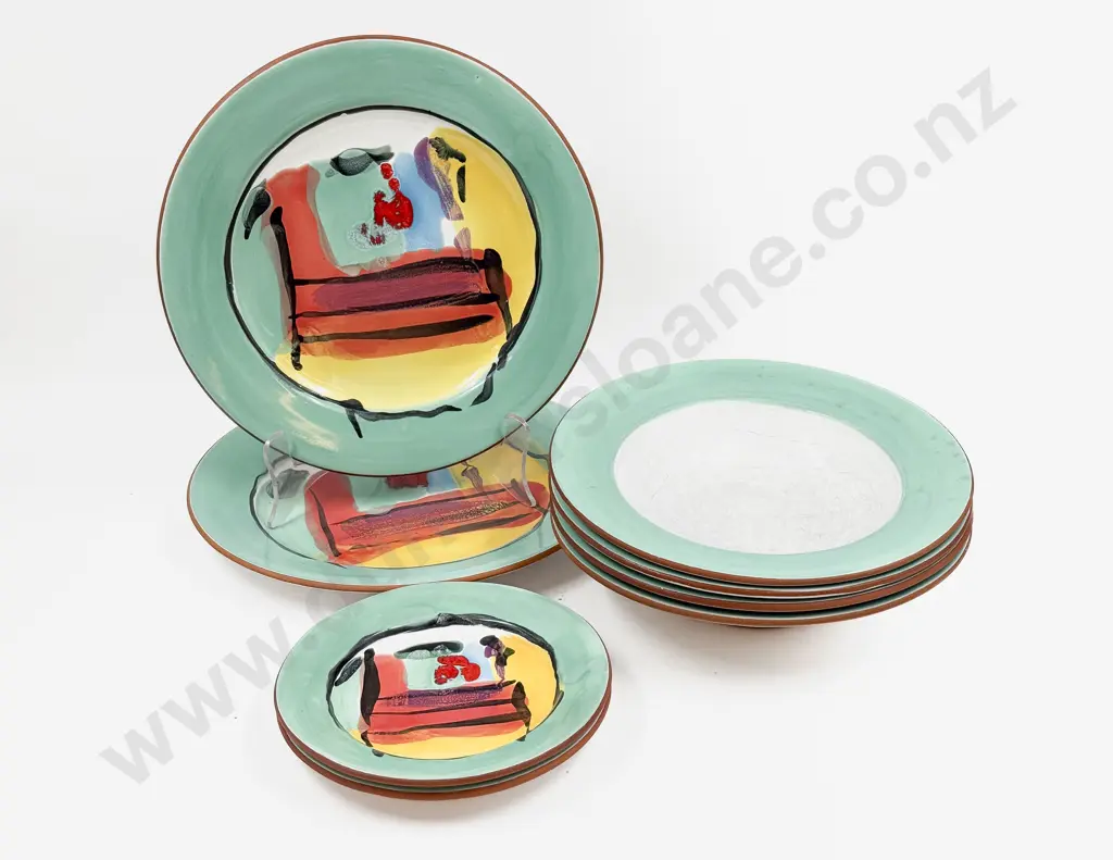 Qty of Morris & James Plates & Bowls Image 1++
