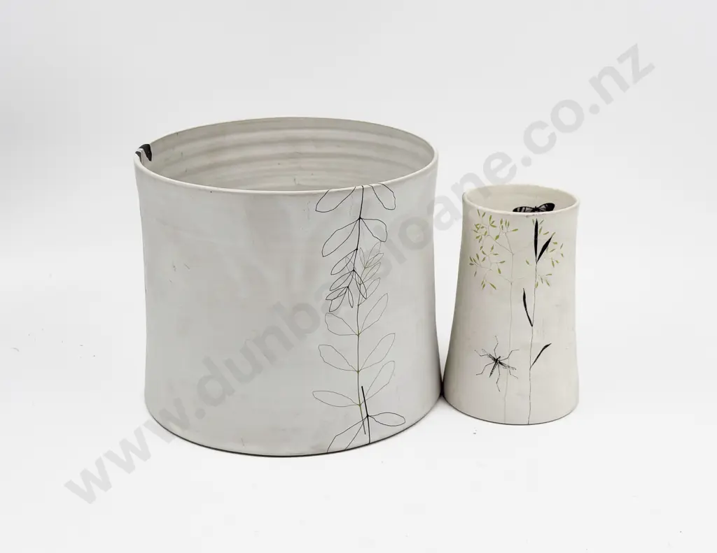 Karin Eriksson Large Pottery Planter & Vase Image 1++