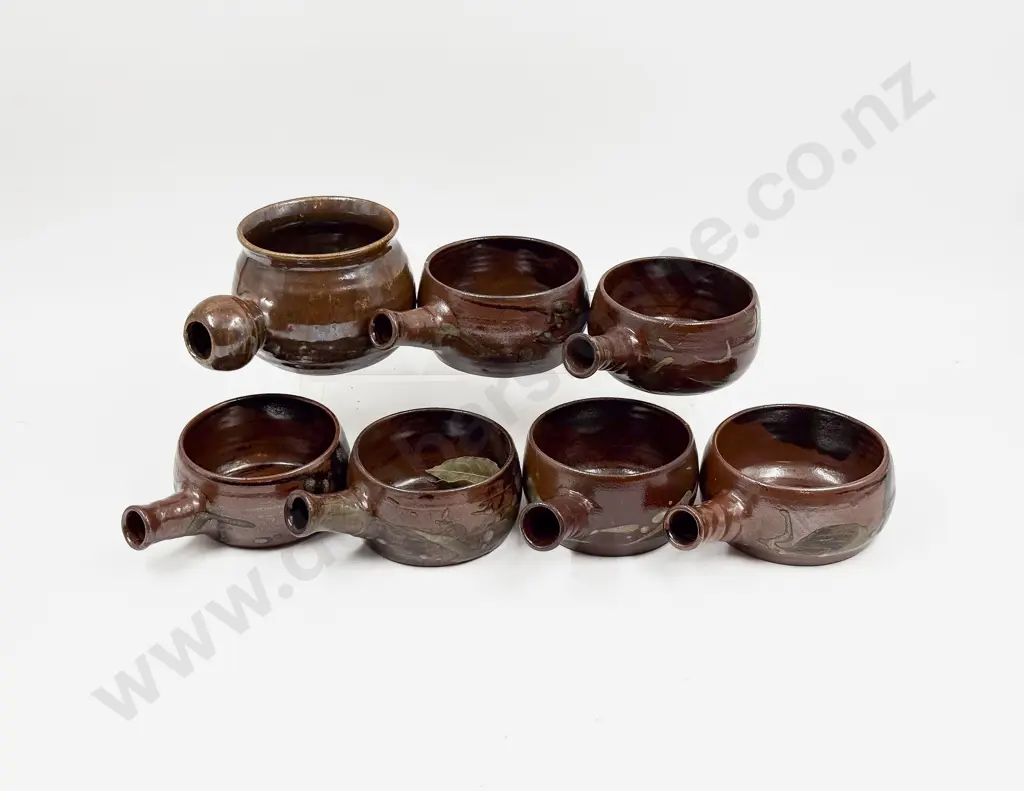 Qty of Assorted Pottery Soup Bowls Image 1++