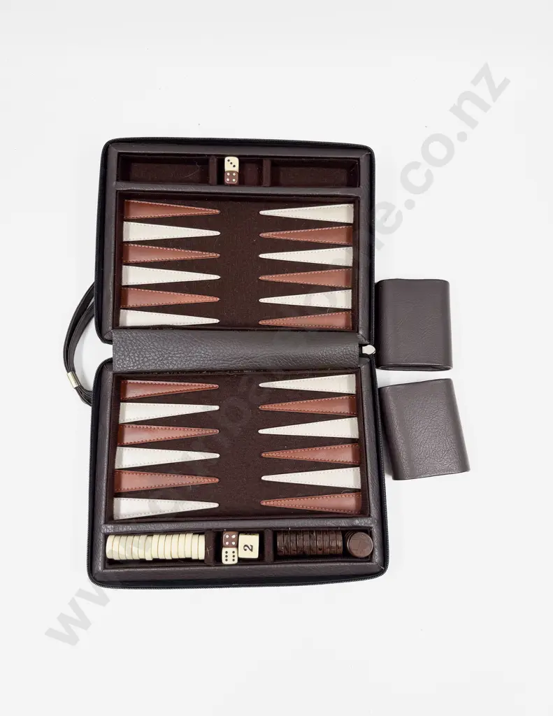 Cased Backgammon Set Image 1++
