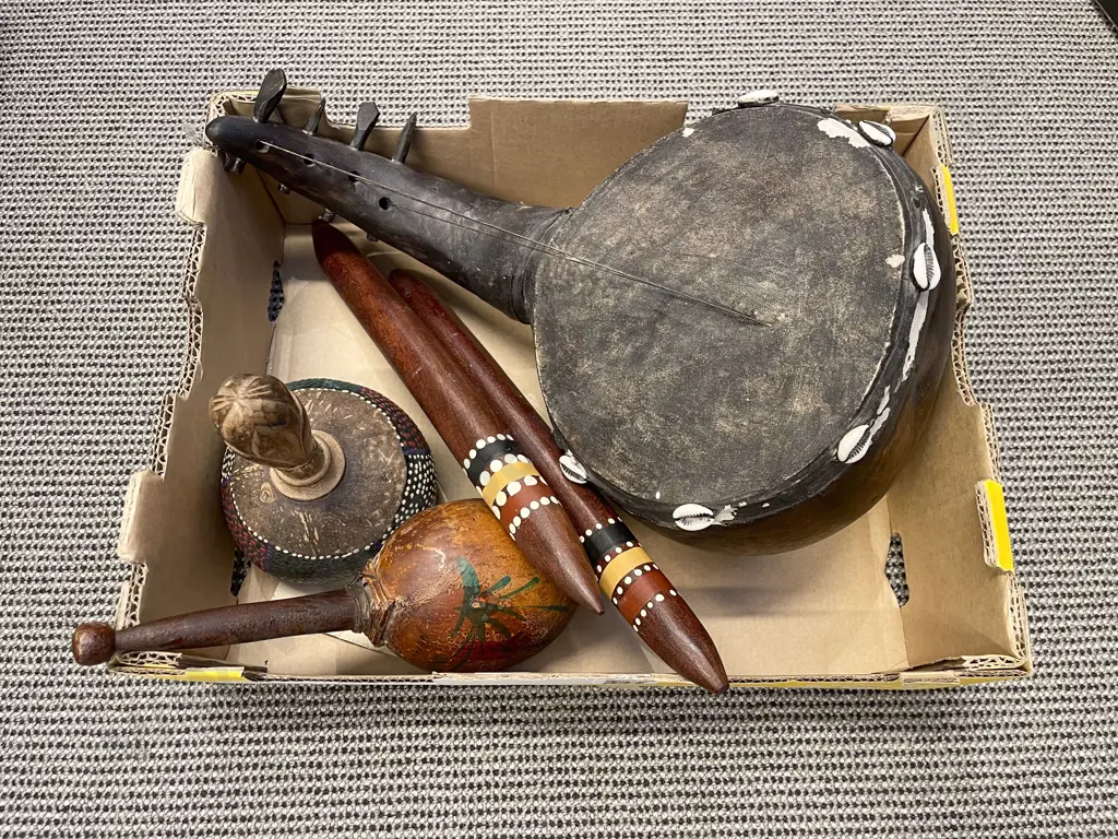 Box Qty of Assorted Tourism Musical Ware Instruments Image 1++