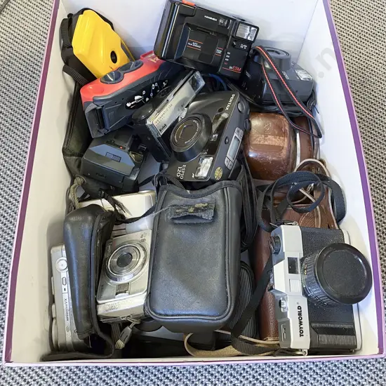 Box Qty of Assorted Cameras