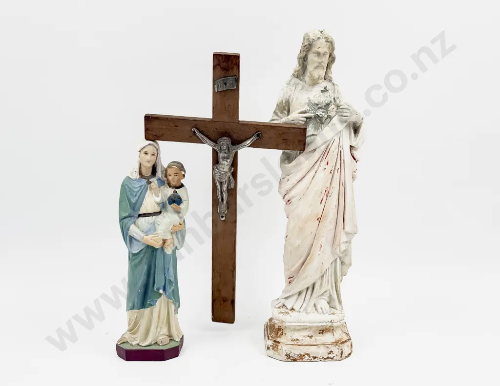 Qty of Assorted Modern Ecclesiastical Ephemera incl Crucifix Image 1++