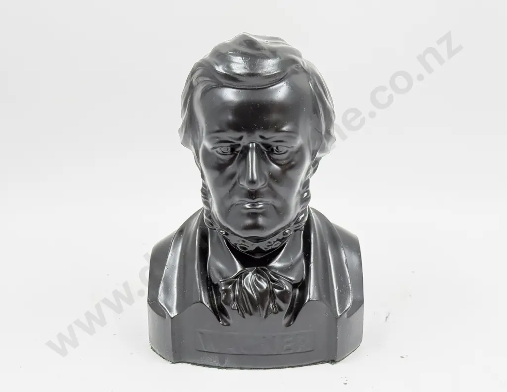 Ebonised Bust of Wagner Image 1++