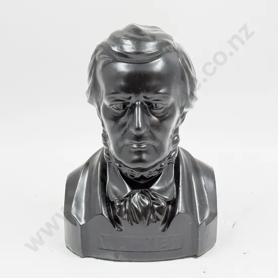 Ebonised Bust of Wagner