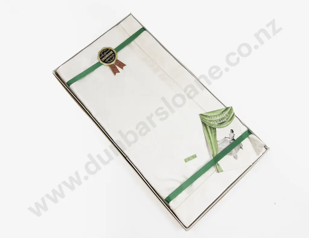 Boxed NZ Made Double Damask Table Cloth Image 1++