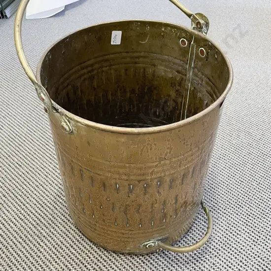 Brass Coal Bin