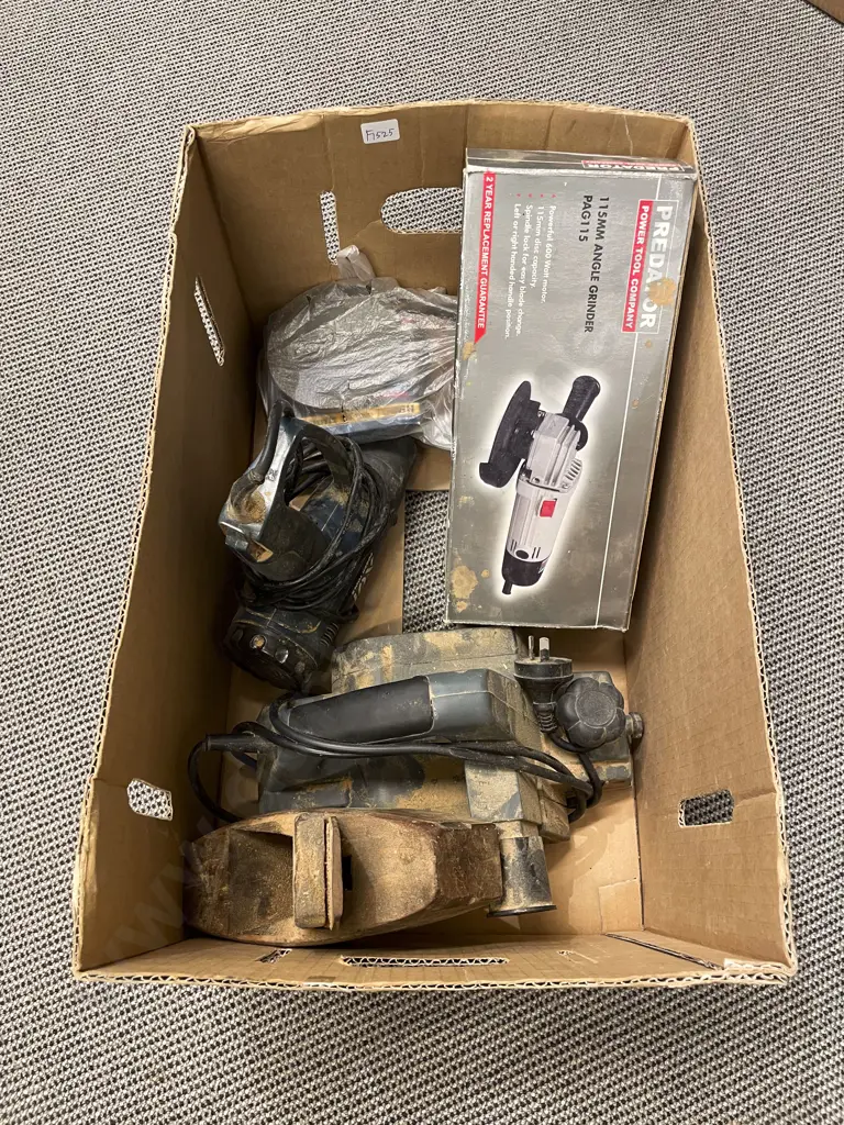 Box Qty of Assorted Power Tools etc Image 1++