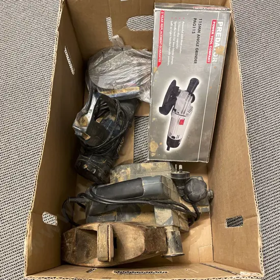 Box Qty of Assorted Power Tools etc
