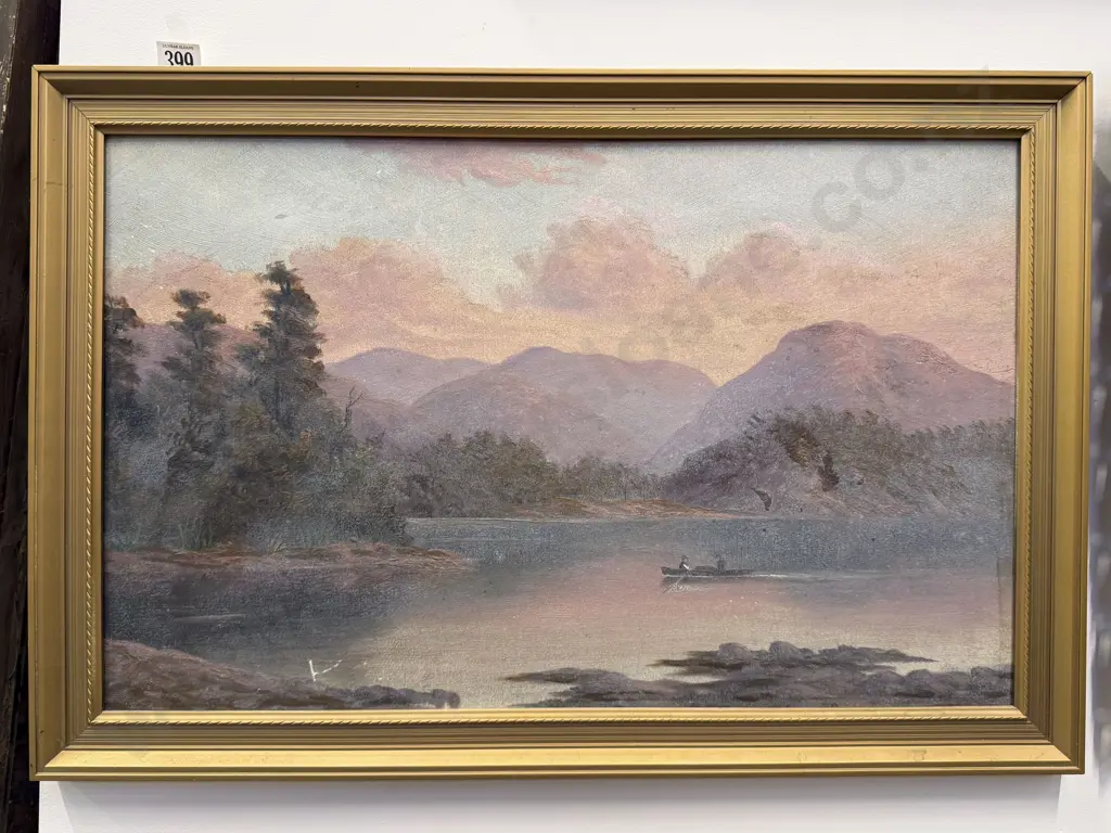 Unsigned Colonial Landscape Oil Image 1++