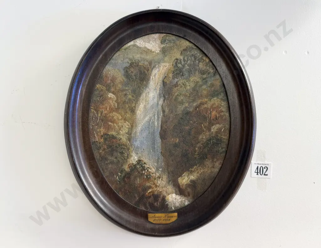 James Nairn - West Coast Waterfall - Oil Image 1++