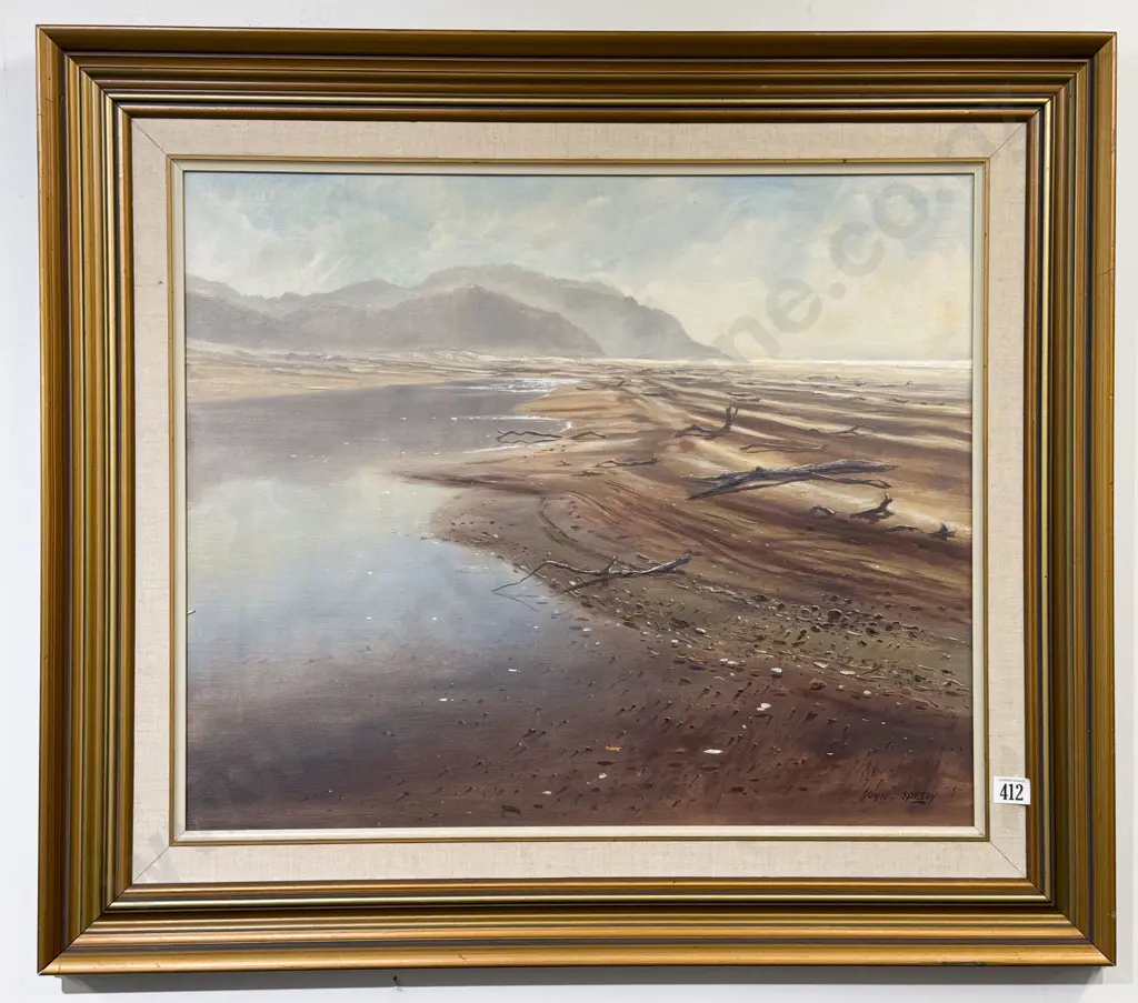 John Speedy - Morning at Cape Turnagain - Oil on Board Image 1++