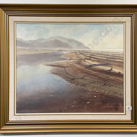 John Speedy - Morning at Cape Turnagain - Oil on Board