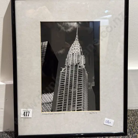 A. Davis - "Chrysler Building New York City" - Photorgraphic Work