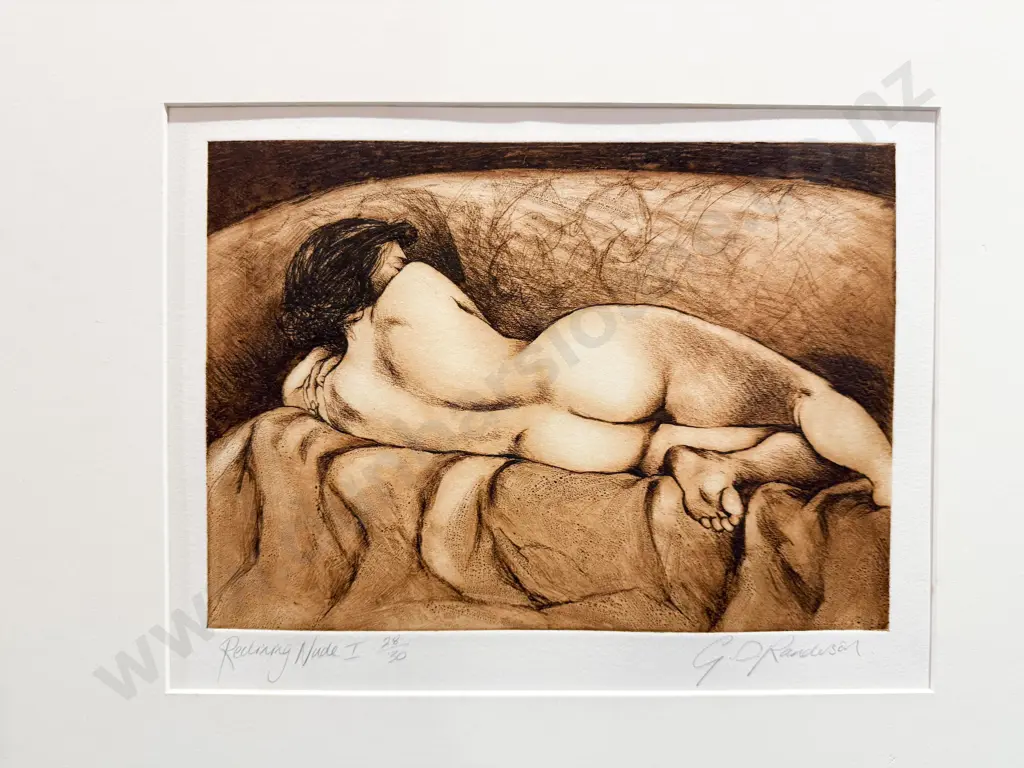 Glenda Randerson - "Reclining Nude" - Ltd Edition Image 1++