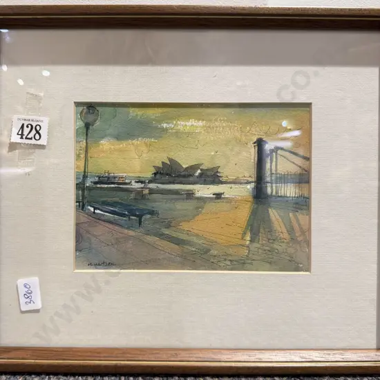H. Watson - "Sydney Opera House" - Watercolour