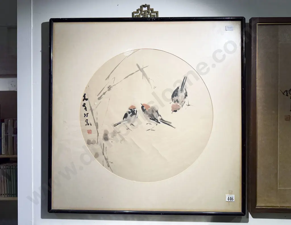 Chinese Watercolour - Bird Study Image 1++