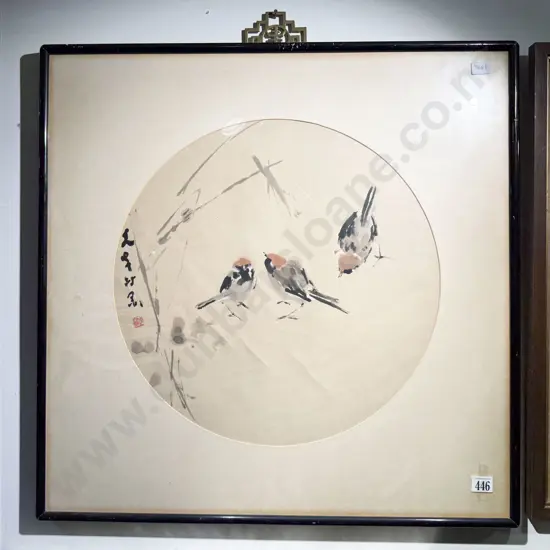 Chinese Watercolour - Bird Study