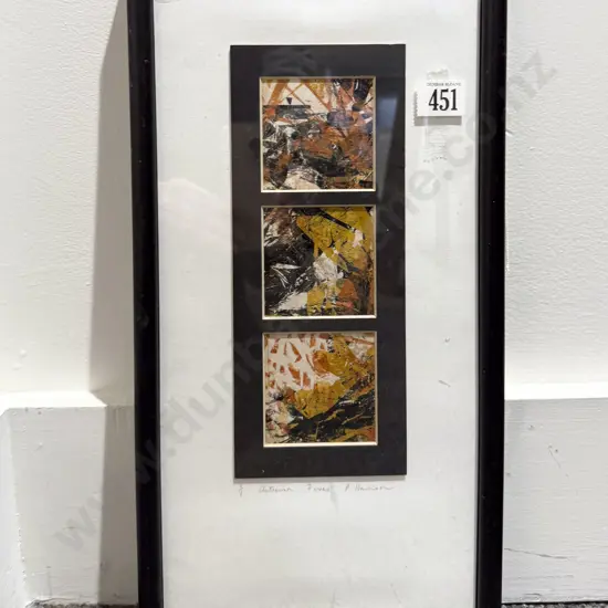 P. Harrison - "Autumn Fires" - Segmented Mixed Media
