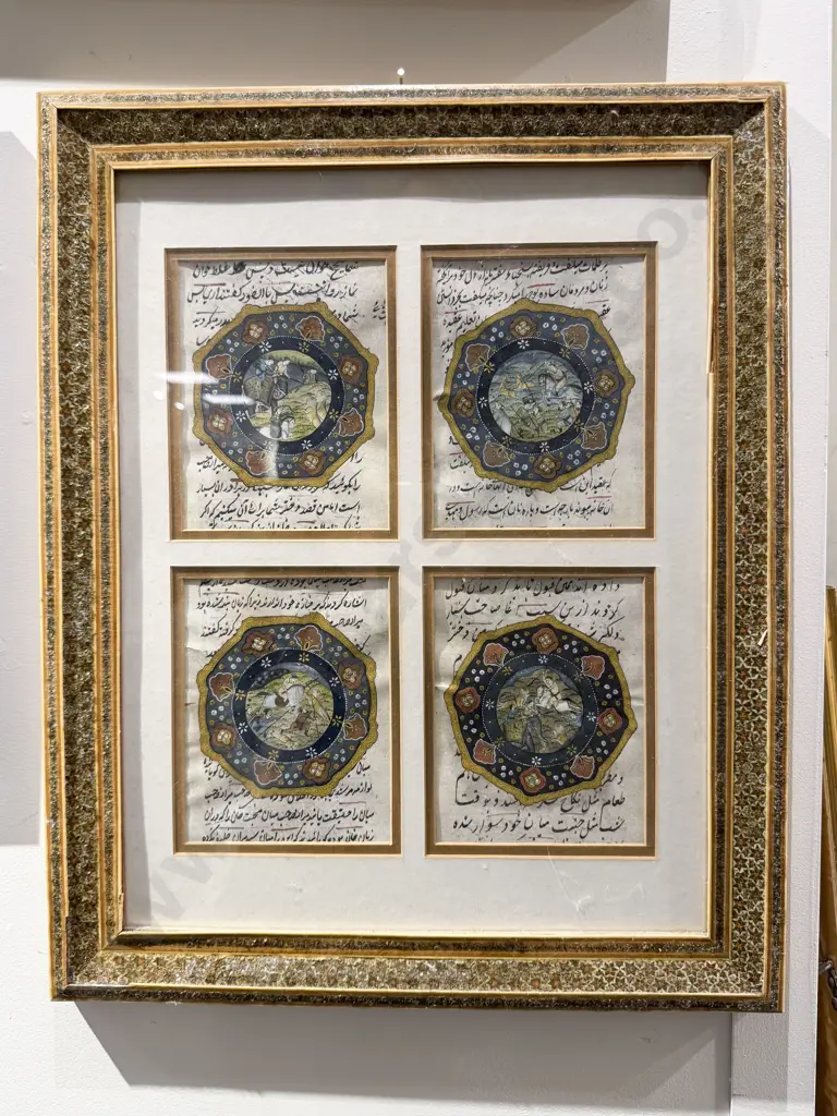 Four Segmented Moghul Works in Single Frame Image 1++