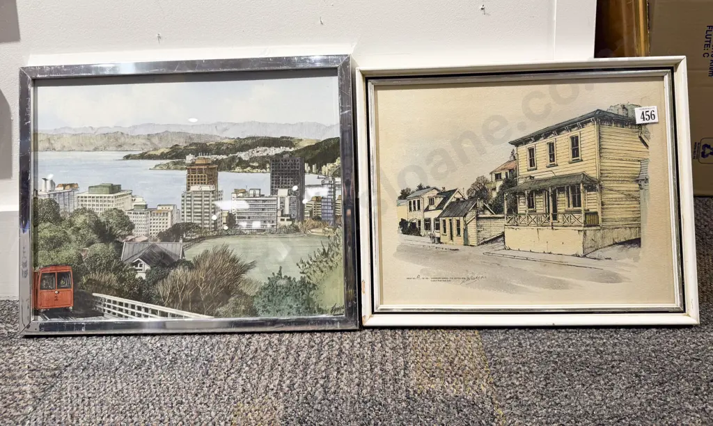 Peter Leitch - "Wellington Cable Car" - Print & Other Image 1++