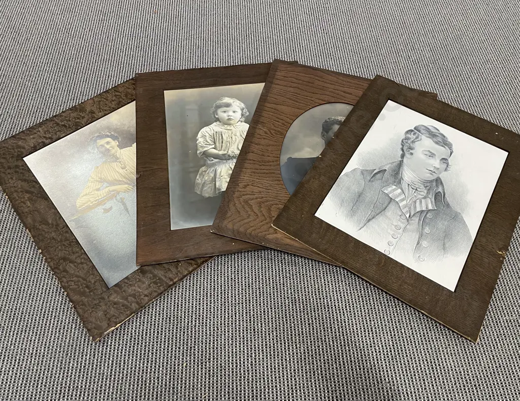 Four Unframed Portrait Prints Image 1++