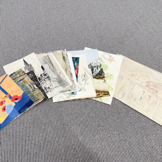 Qty of Assorted Unframed Works