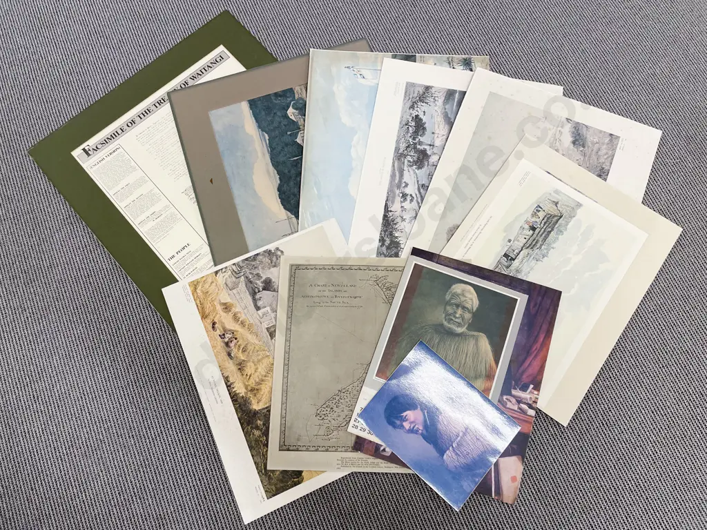 Qty of Assorted Unframed NZ Historical & Other Prints Image 1++