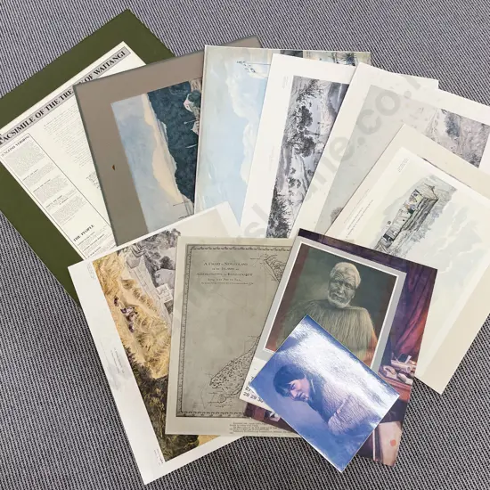 Qty of Assorted Unframed NZ Historical & Other Prints