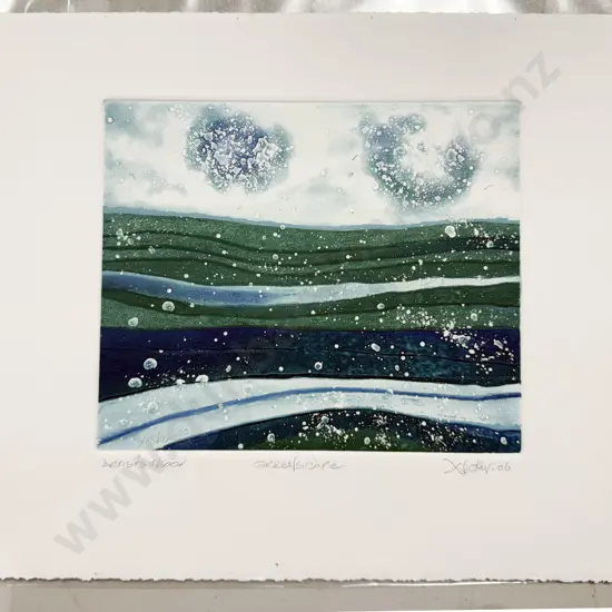 Gary Tricker - Greenscape - Etching & Aquatint (Unframed)