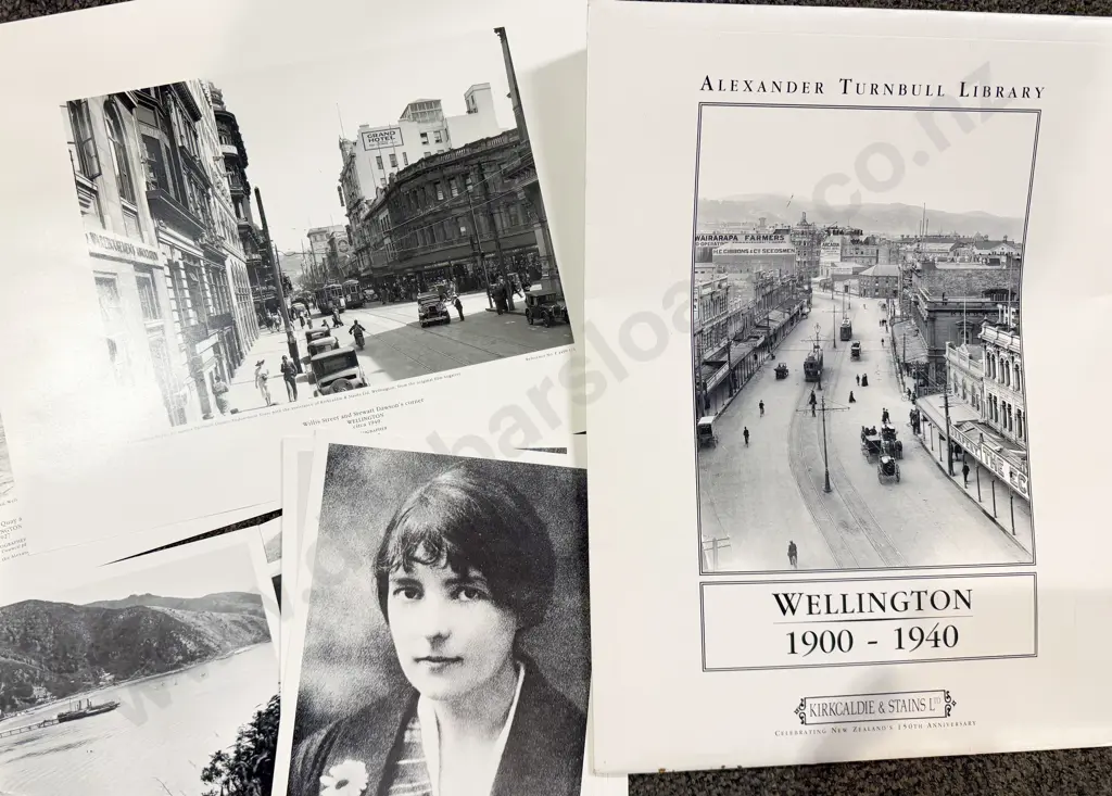 Turnbull Library Folder of Wellington Prints from 1900 to 1940 Image 1++