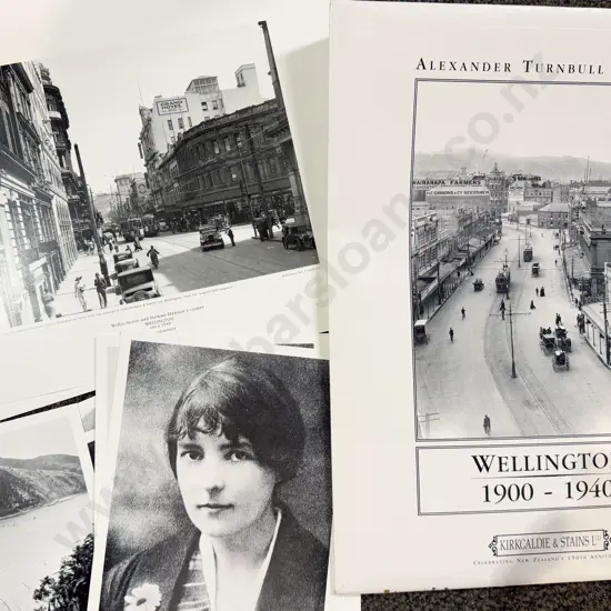 Turnbull Library Folder of Wellington Prints from 1900 to 1940