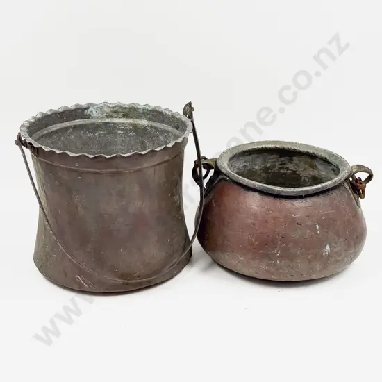 Two Copper Pots