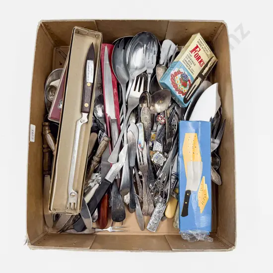 Collection of Assorted Cutlery Including Souvenir Ware