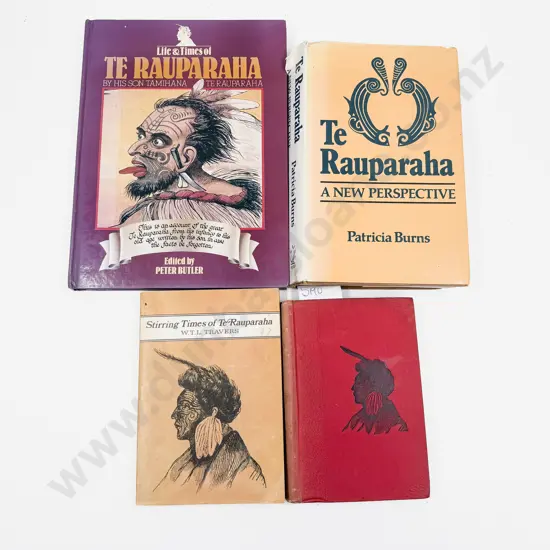 Four Assorted Volumes Relating to Te Rauparaha