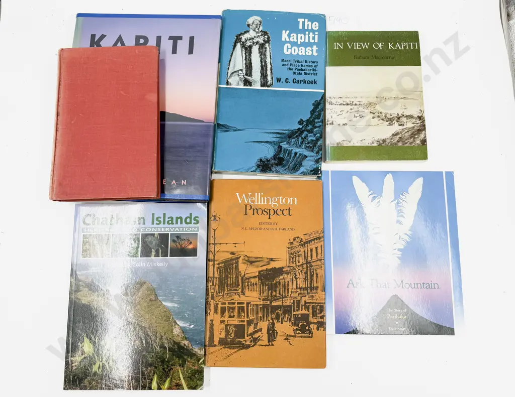 Seven Assorted Volumes Relating to Wellington & Kapiti Image 1++