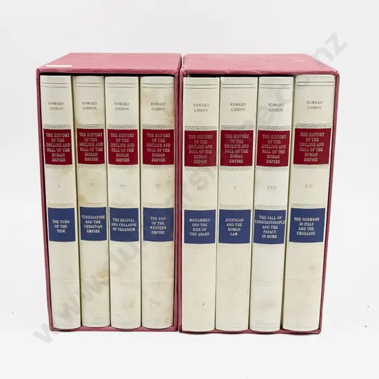 Folio Society - Edward Gibbon - The History of the Decline and Fall of the Roman Empire - Boxed Sets - Vols I - VIII