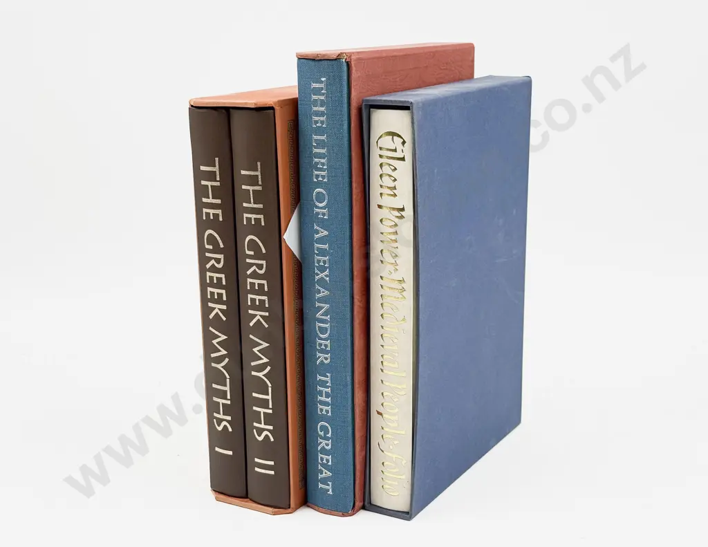 Four Boxed Folio Society Volumes Image 1++