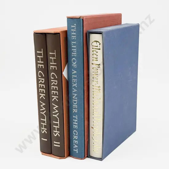 Four Boxed Folio Society Volumes