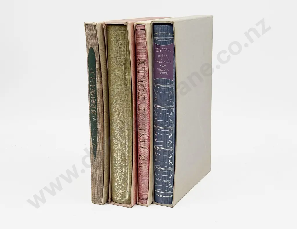 Four Boxed Folio Society Volumes Image 1++
