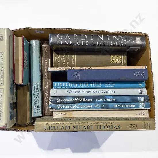 Box of Assorted Gardening Books etc
