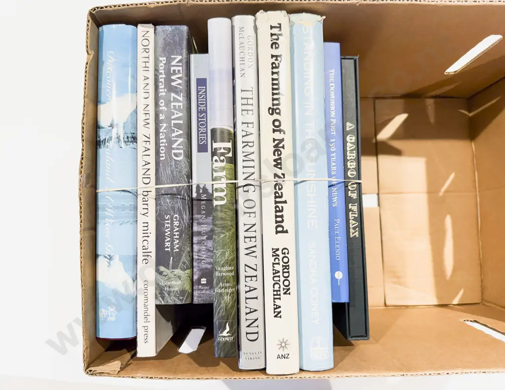 Ten Assorted Volumes Relating to New Zealand & Farming Image 1++