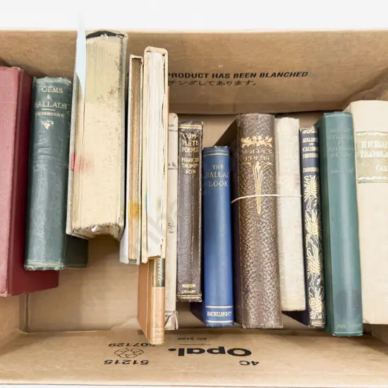Box Of Assorted Literary Volumes, Dantes Divine Comedy, Ratseis Ghost Etc