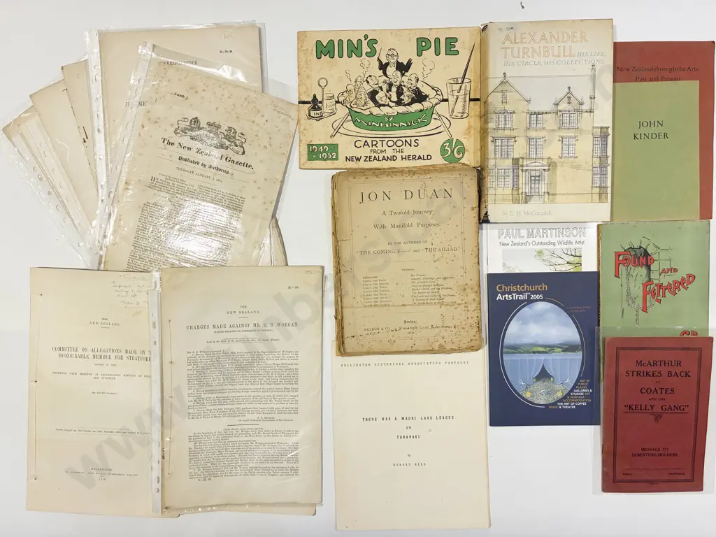 Box of Assorted Publications Relating to NZ History & Publishing Image 1++
