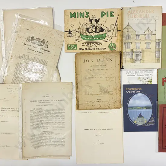 Box of Assorted Publications Relating to NZ History & Publishing