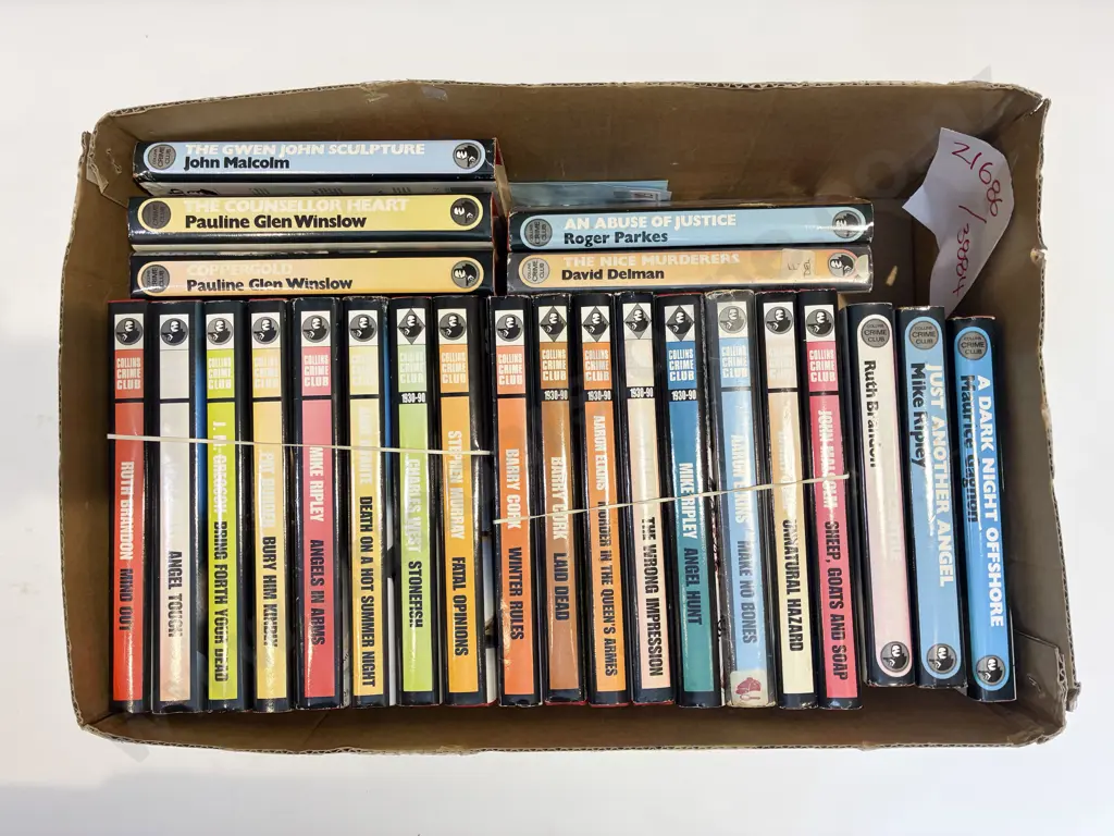 Box of Assorted Crime Club Editions Image 1++