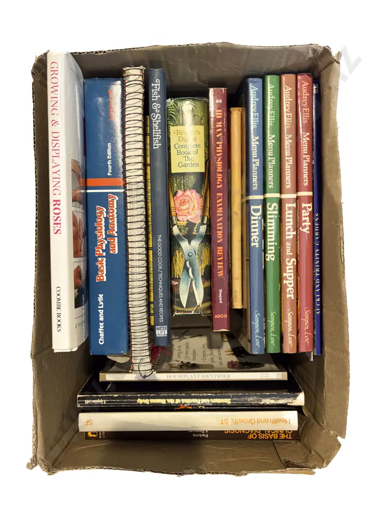 Boxed Qty of Assorted Cookery & Gardening Volumes Image 1++